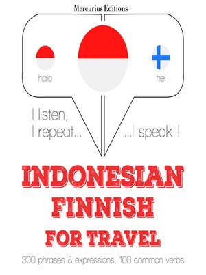 cover image of kata perjalanan dan frase dalam bahasa Finlandia